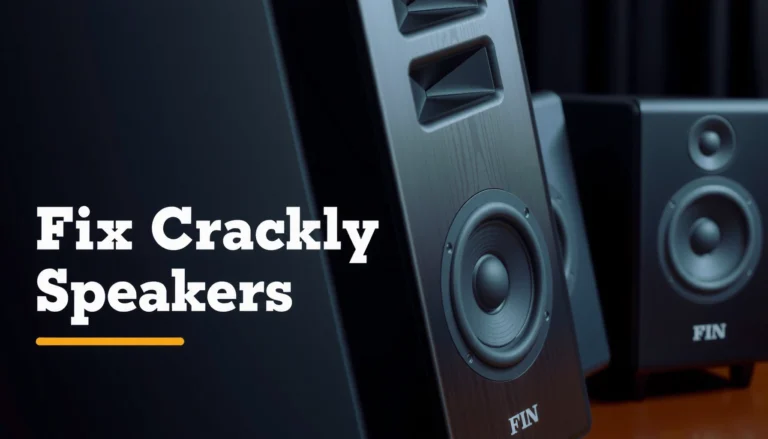 How to Fix Crackly Speakers: Quick Troubleshooting Steps