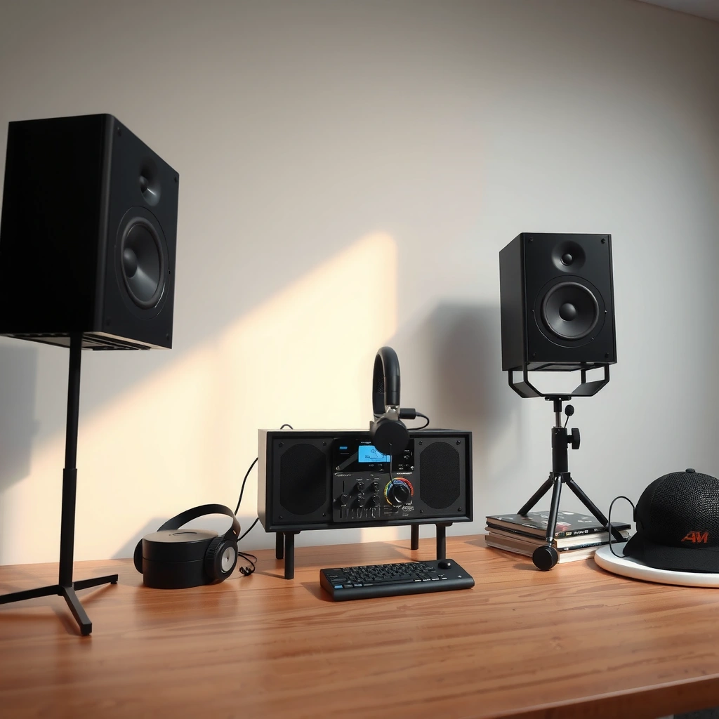 AM/FM Radio - am fm radio with speakers
