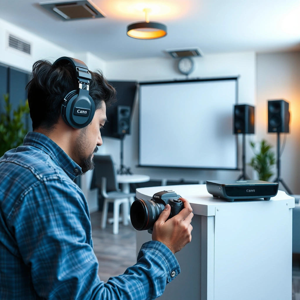 Projector - how to connect speakers to a projector