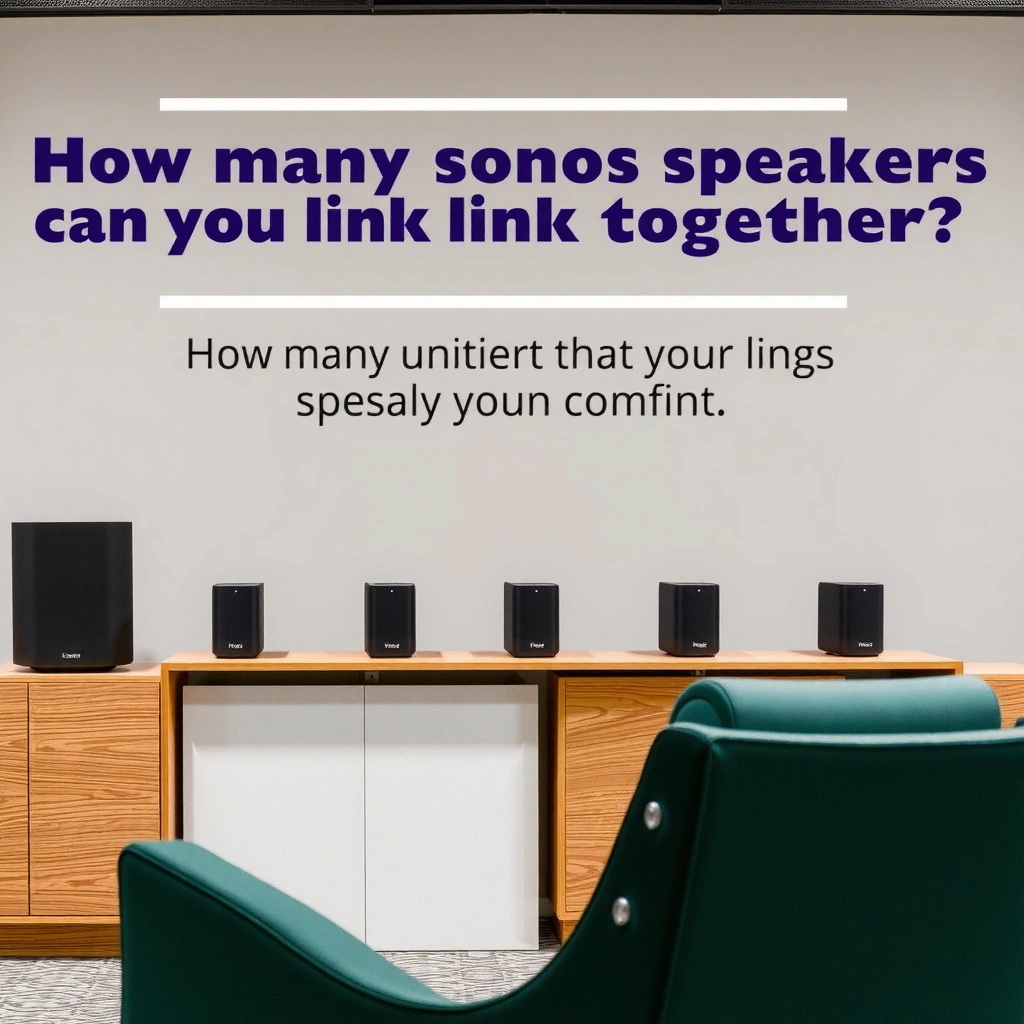 Sonos Speaker - how many sonos speakers can you link together