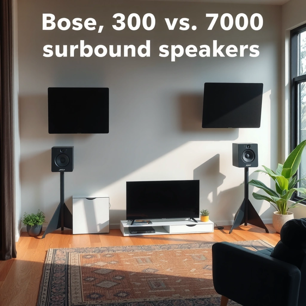 Sound Differences - bose 300 vs 700 surround speakers