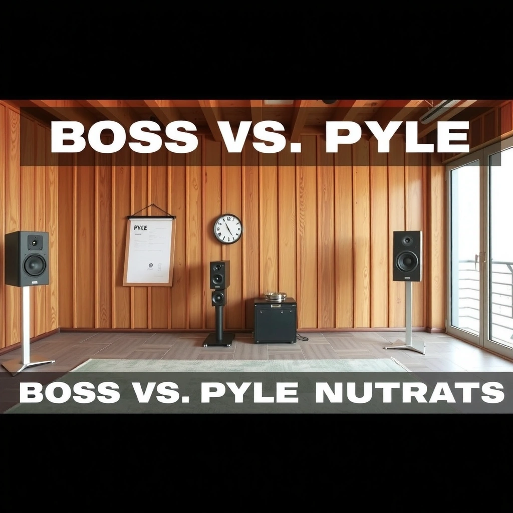 Sound Quality Comparison - boss vs pyle marine speakers