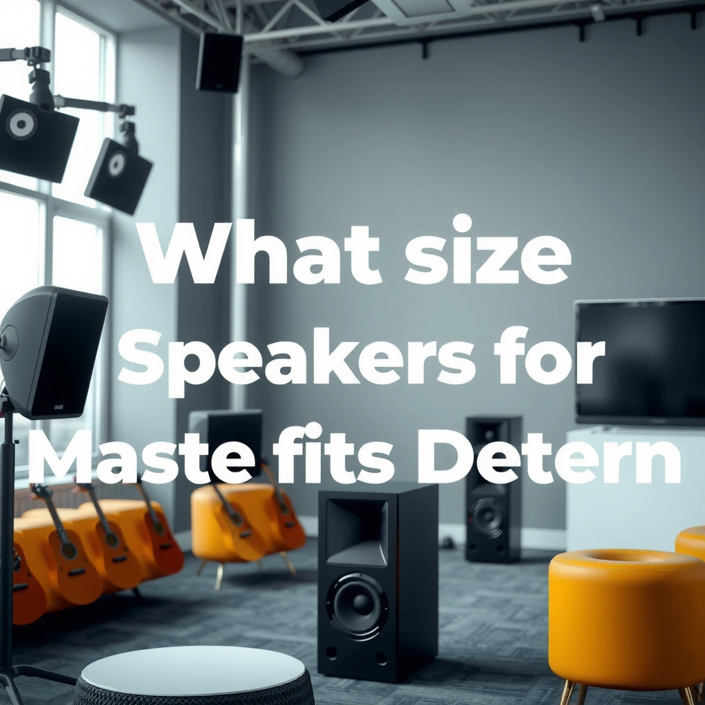 Speaker Size - what size speakers