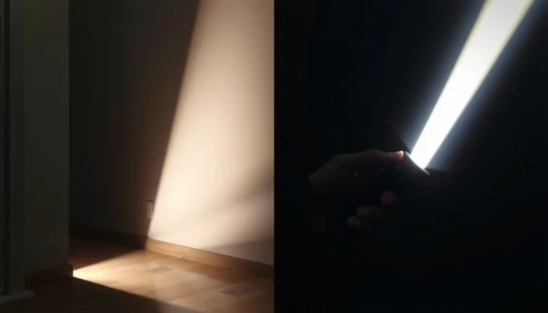 Visual comparison of brightness at 3100 lumens against different light levels