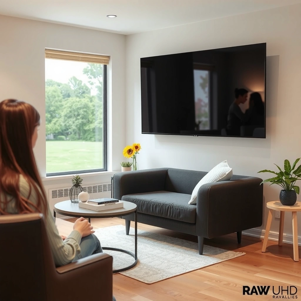 77 inch TV - how far to sit from 77 inch tv