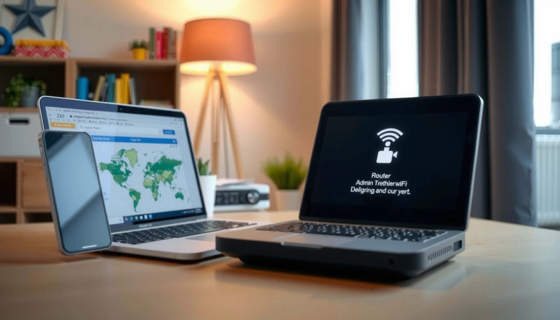 Step-by-step guide on how to access router setup for network configuration.
