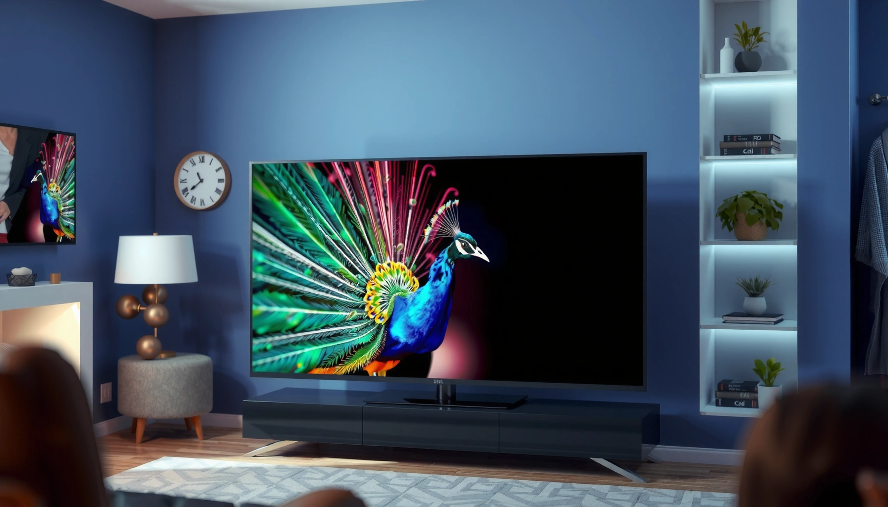 Guide on how to access Peacock streaming service on a smart TV.