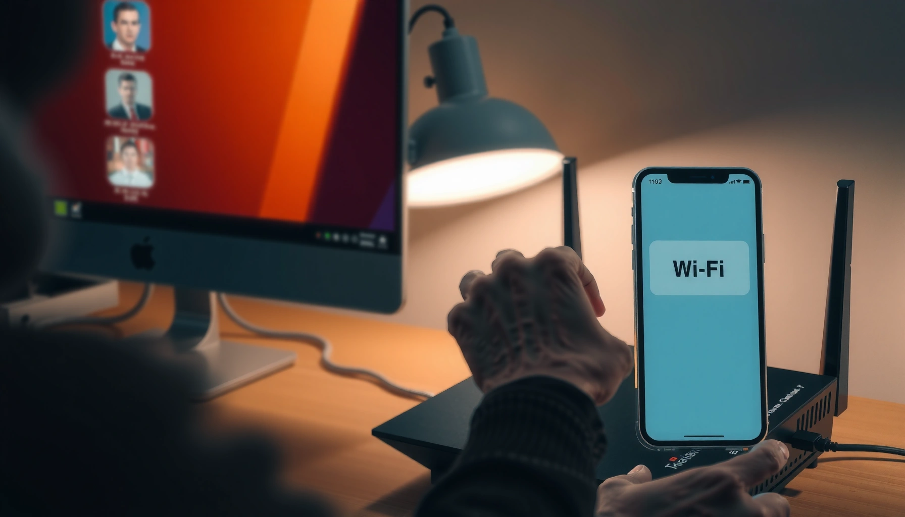 Step-by-step guide to accessing router options for network setup and configuration.