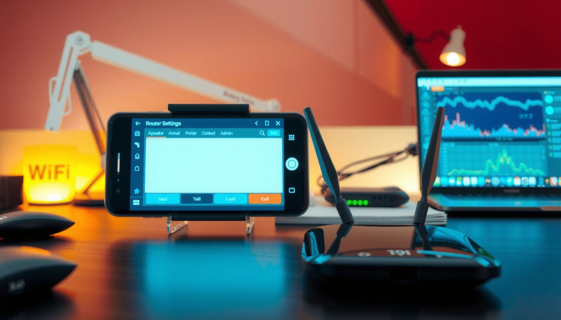Step-by-step guide to accessing router settings for network configuration.