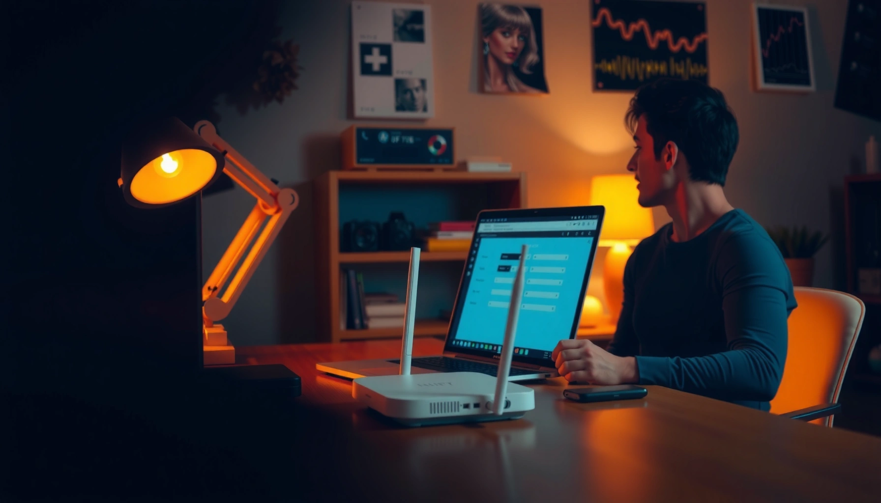 Step-by-step guide on how to access router settings for network management.