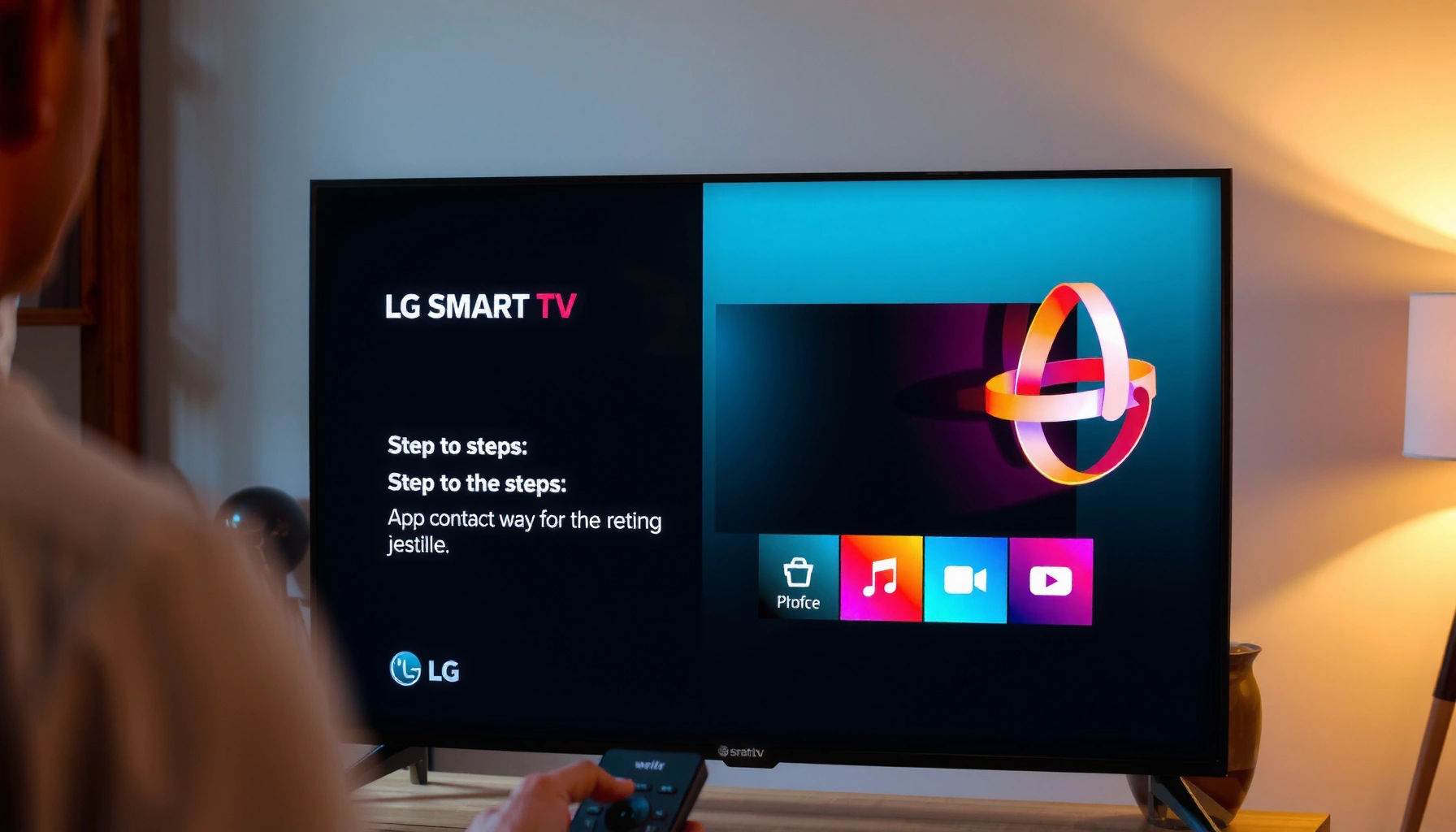 Step-by-step guide on how to add applications on LG Smart TV.