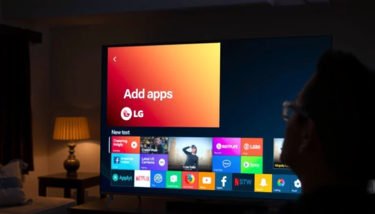 Step-by-step guide on how to add apps to your LG Smart TV for enhanced entertainment options.