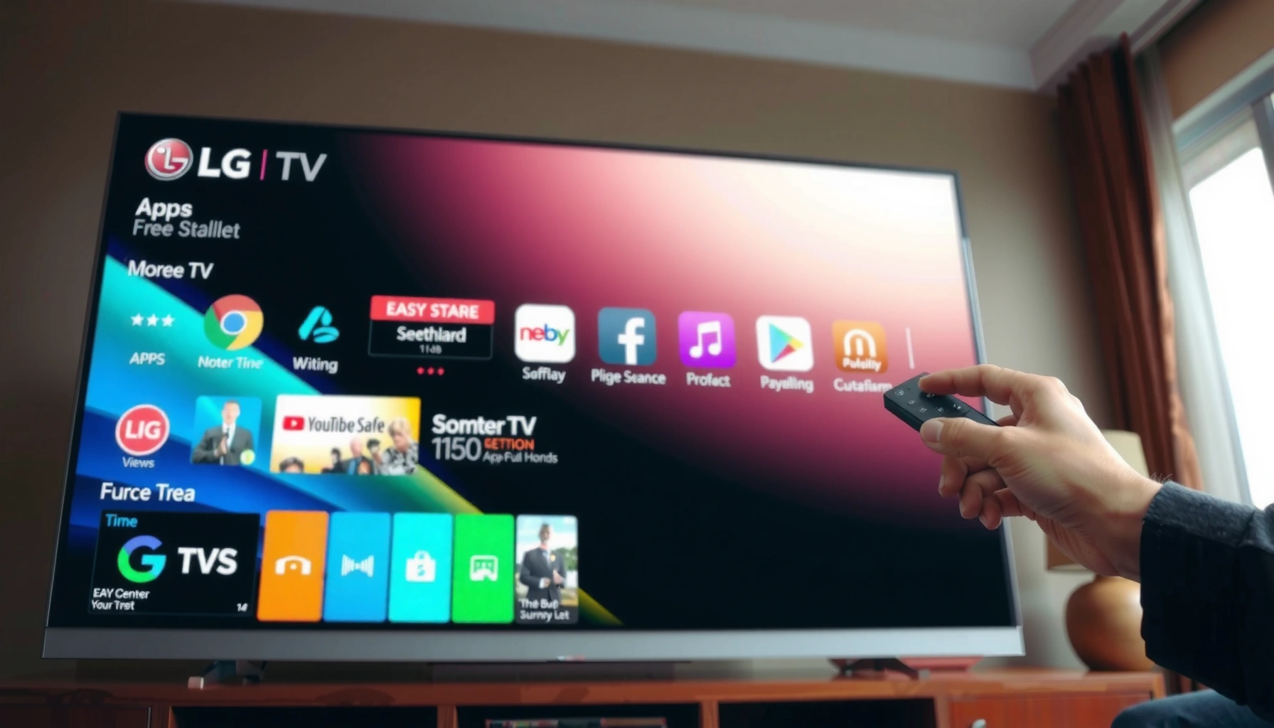 Step-by-step guide on how to add apps to an LG Smart TV for enhanced entertainment options