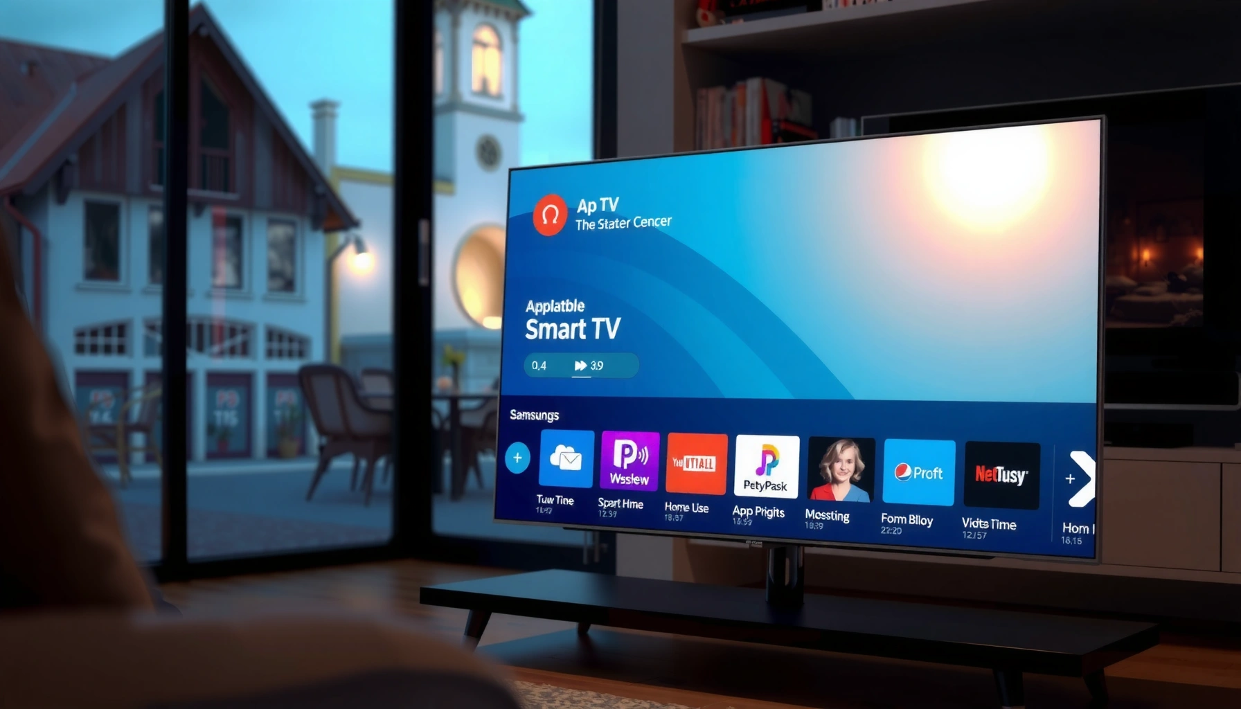 Step-by-step guide on how to add apps to a Samsung Smart TV.