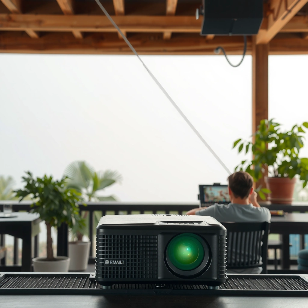 Ambient Light - how many lumens for outdoor projector