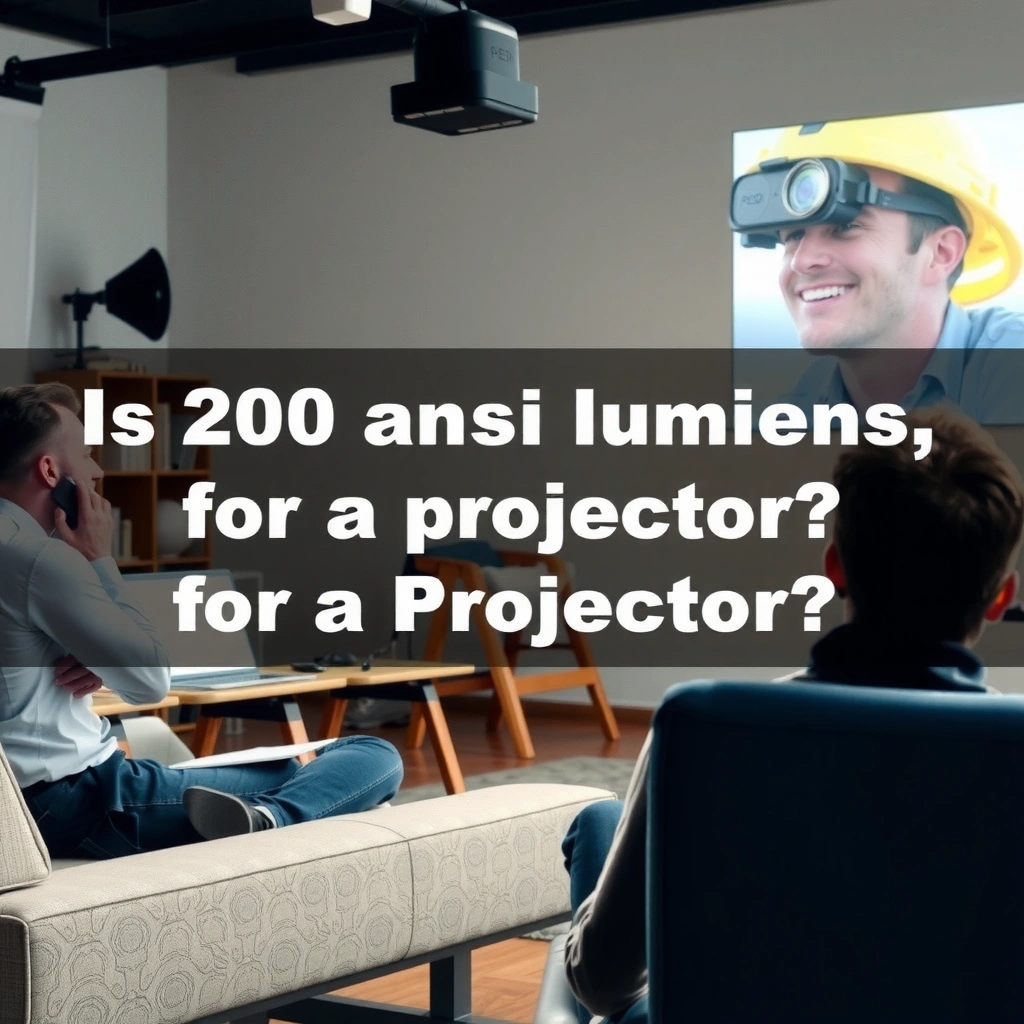 ANSI Lumens - is 200 ansi lumens good for a projector