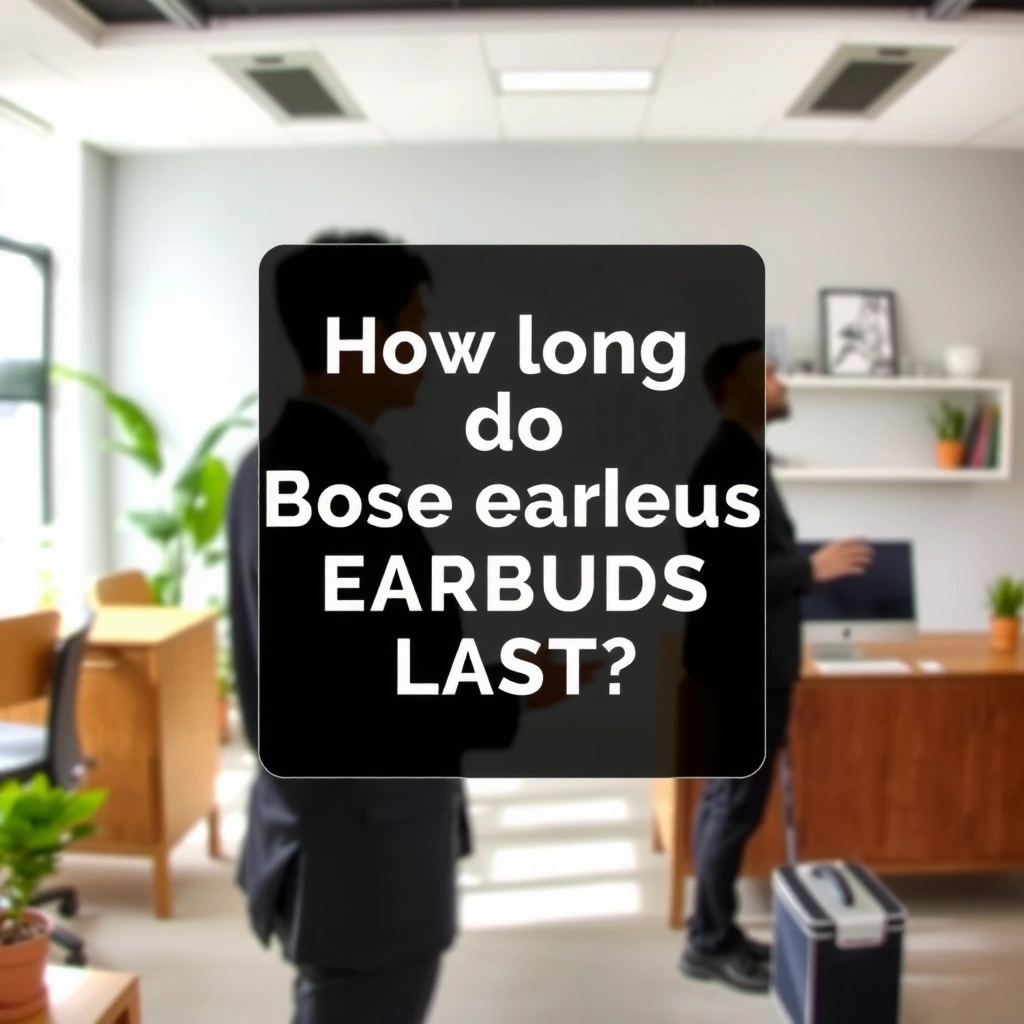 Graph showing the average lifespan and battery life of Bose earbuds over time.