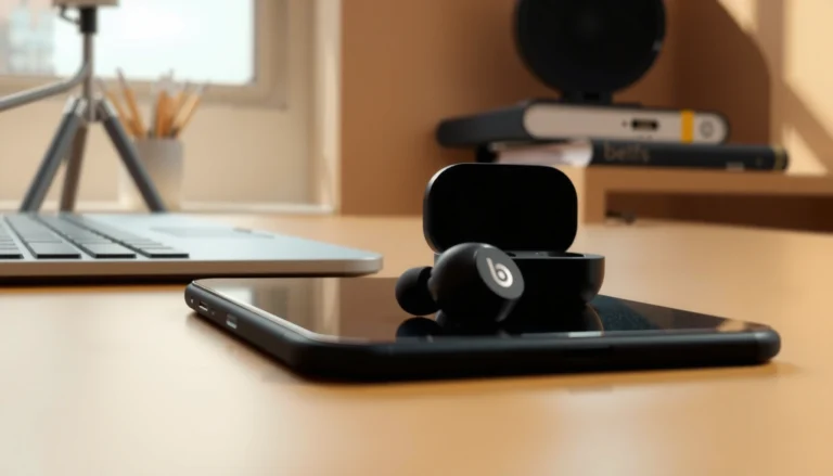 A user demonstrating how to set up Beats earbuds for optimal use and daily tips.