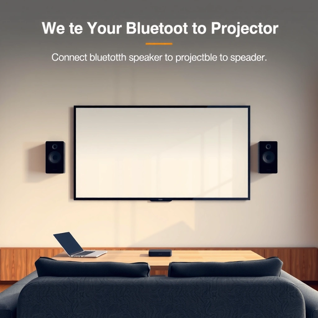 Bluetooth Support - how to connect bluetooth speaker to projector
