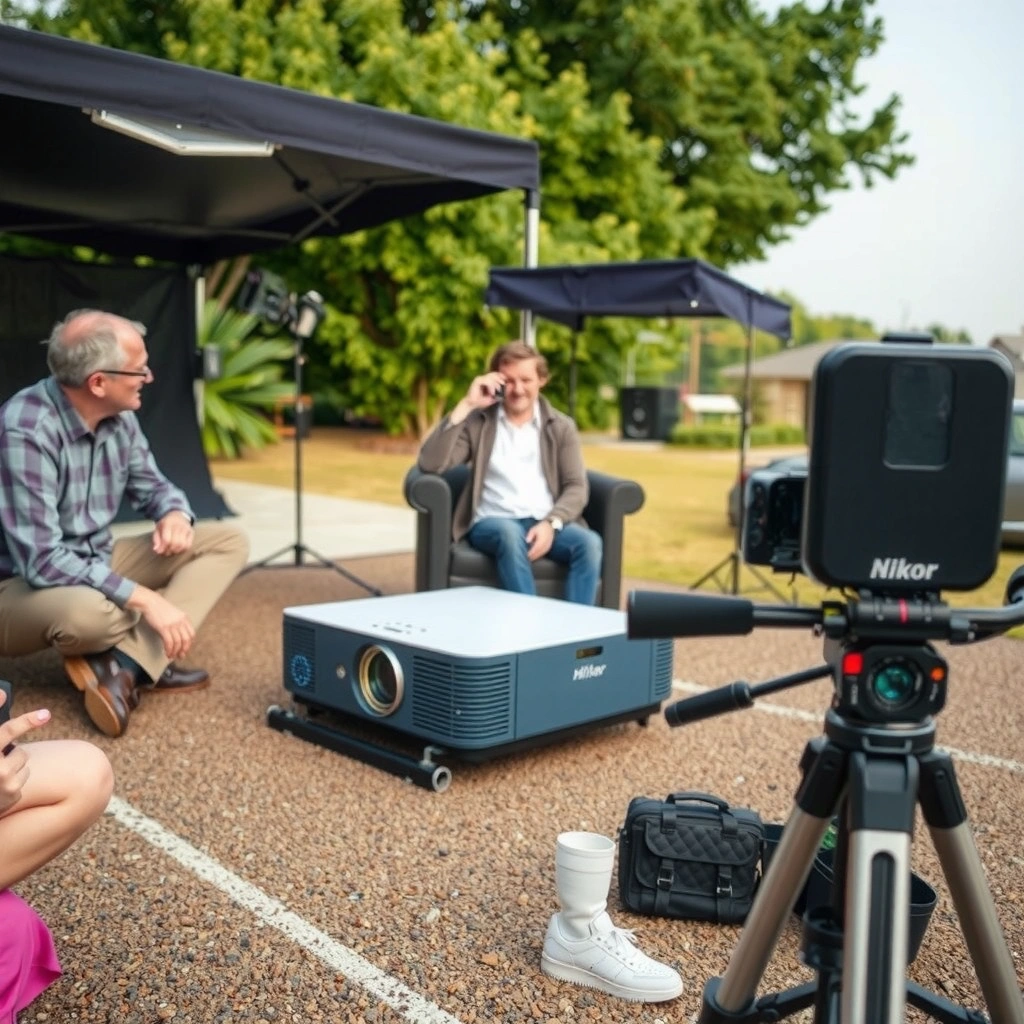 Bright Projector - can a projector be used outside during the day