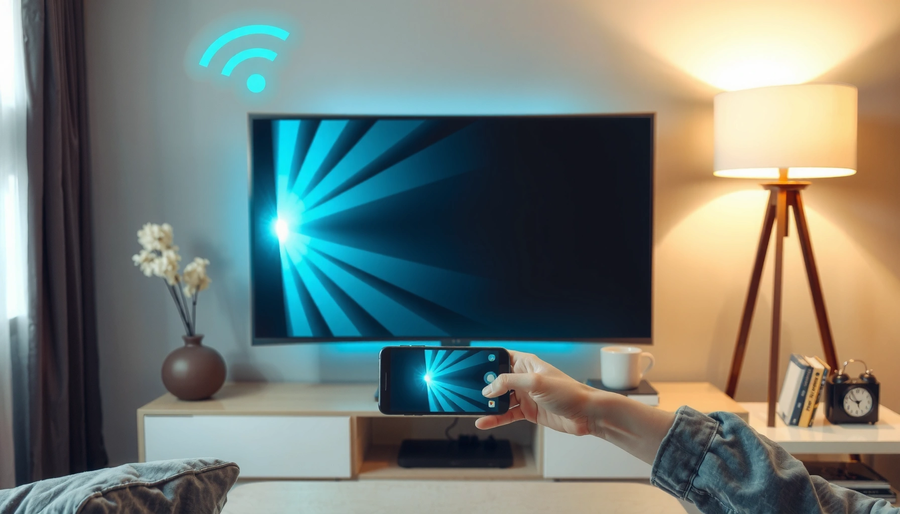 Step-by-step guide on how to cast content to a Smart TV for seamless streaming.