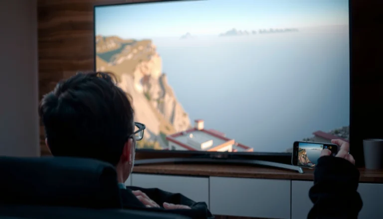 Step-by-step guide on how to cast content to a Samsung Smart TV.