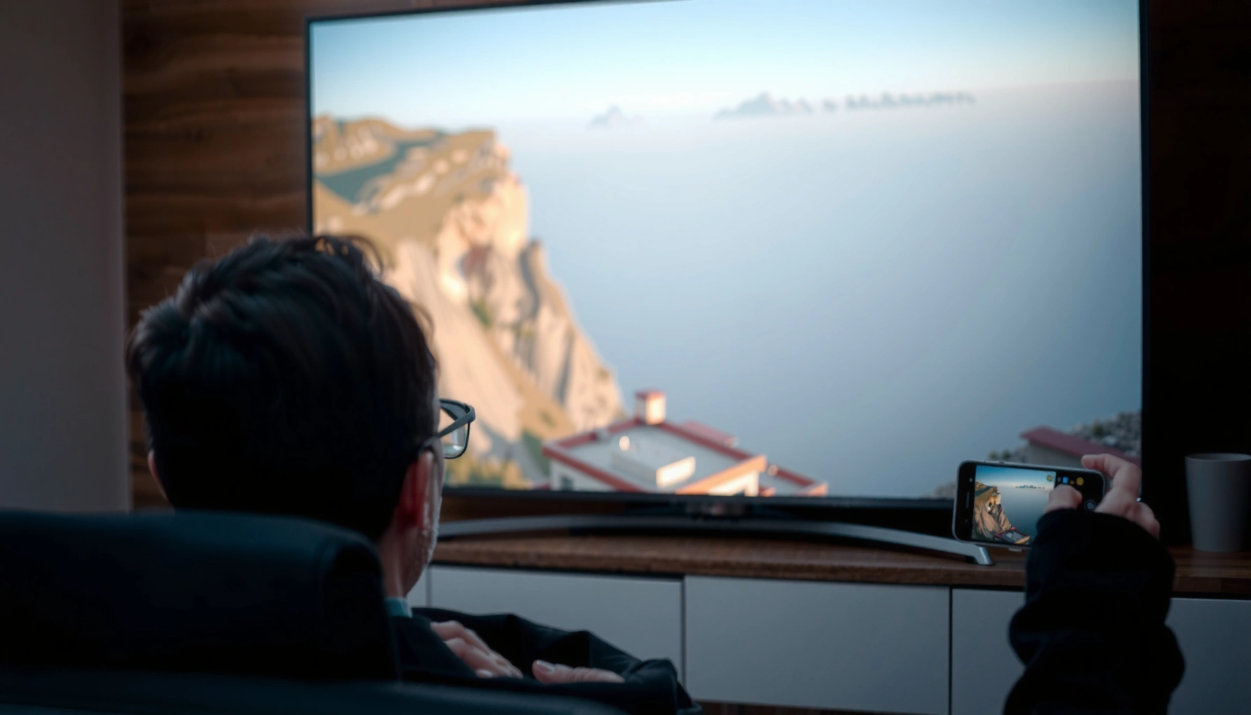 Step-by-step guide on how to cast content to a Samsung Smart TV.