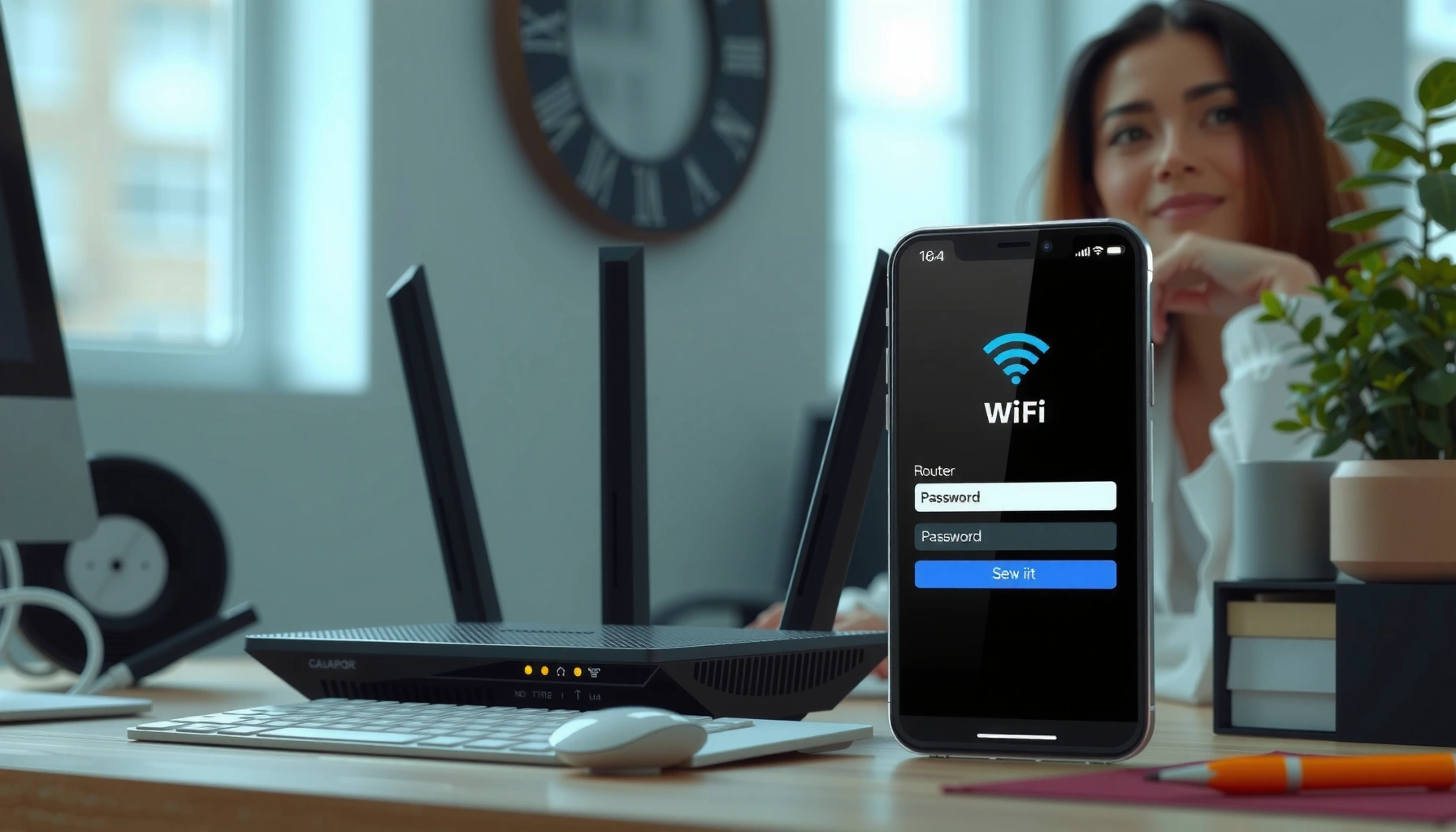 Step-by-step guide on how to change a password on a router for enhanced security.