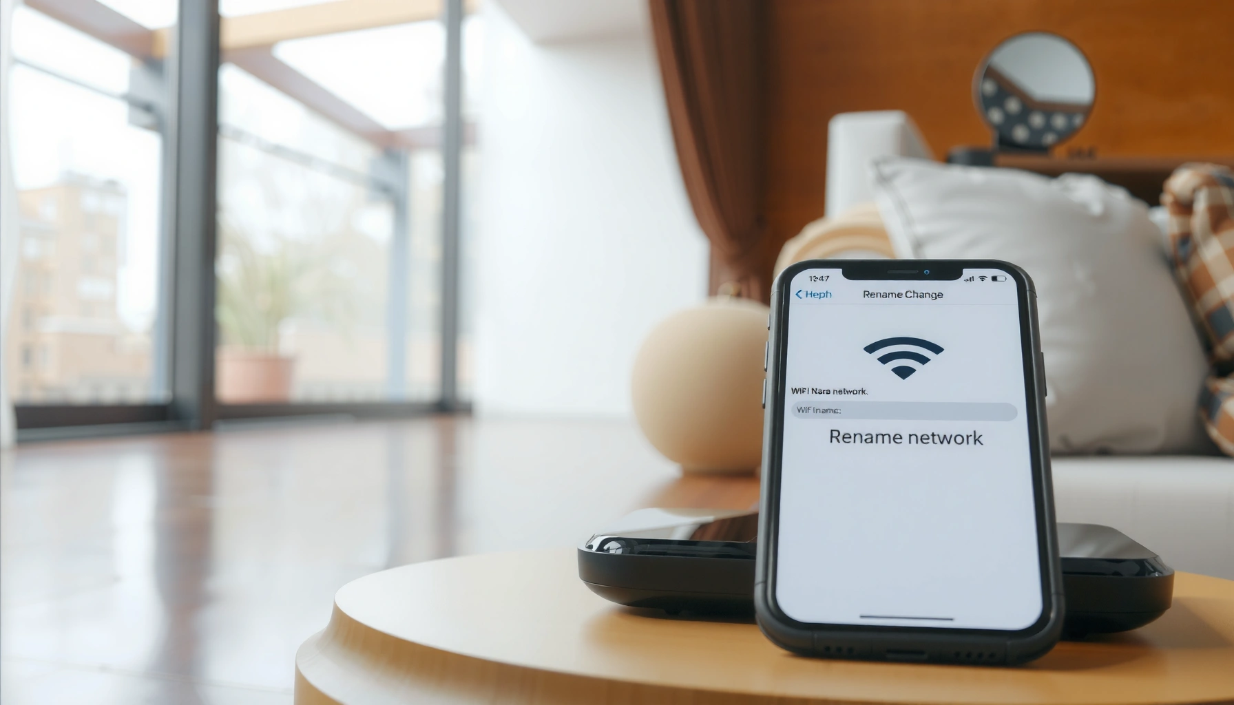 Step-by-step guide on how to change the name of your WiFi network.