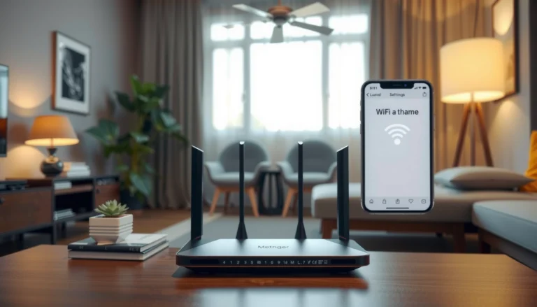 Step-by-step guide on how to change the name of your WiFi network easily.