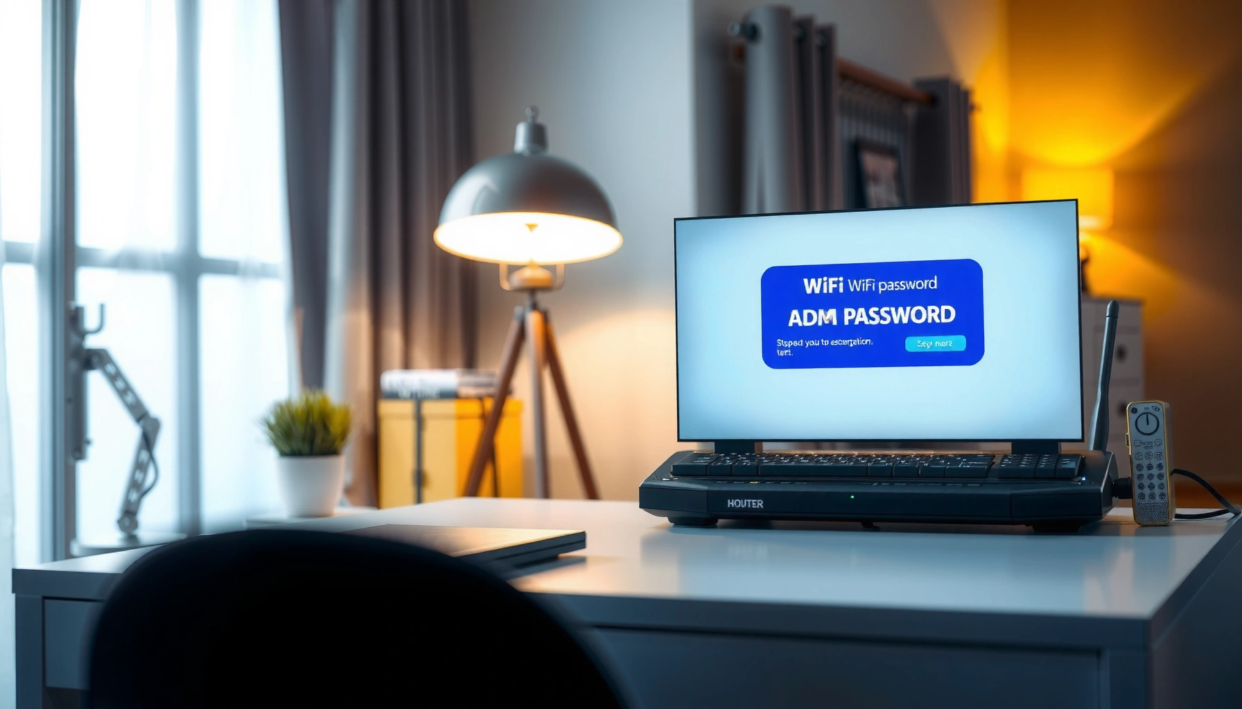 Step-by-step guide on how to change the password of your WiFi network.