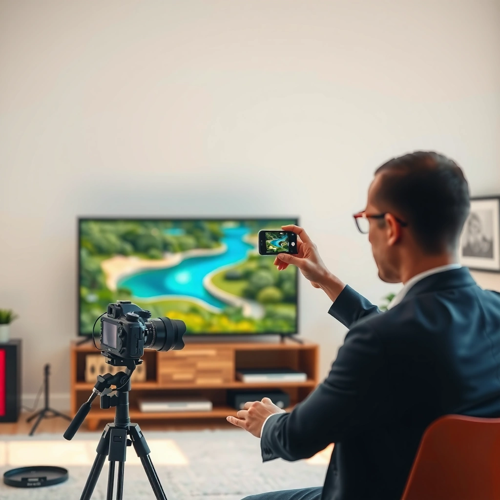 Image showing how to check compatibility and cables needed to connect a phone to a smart TV.