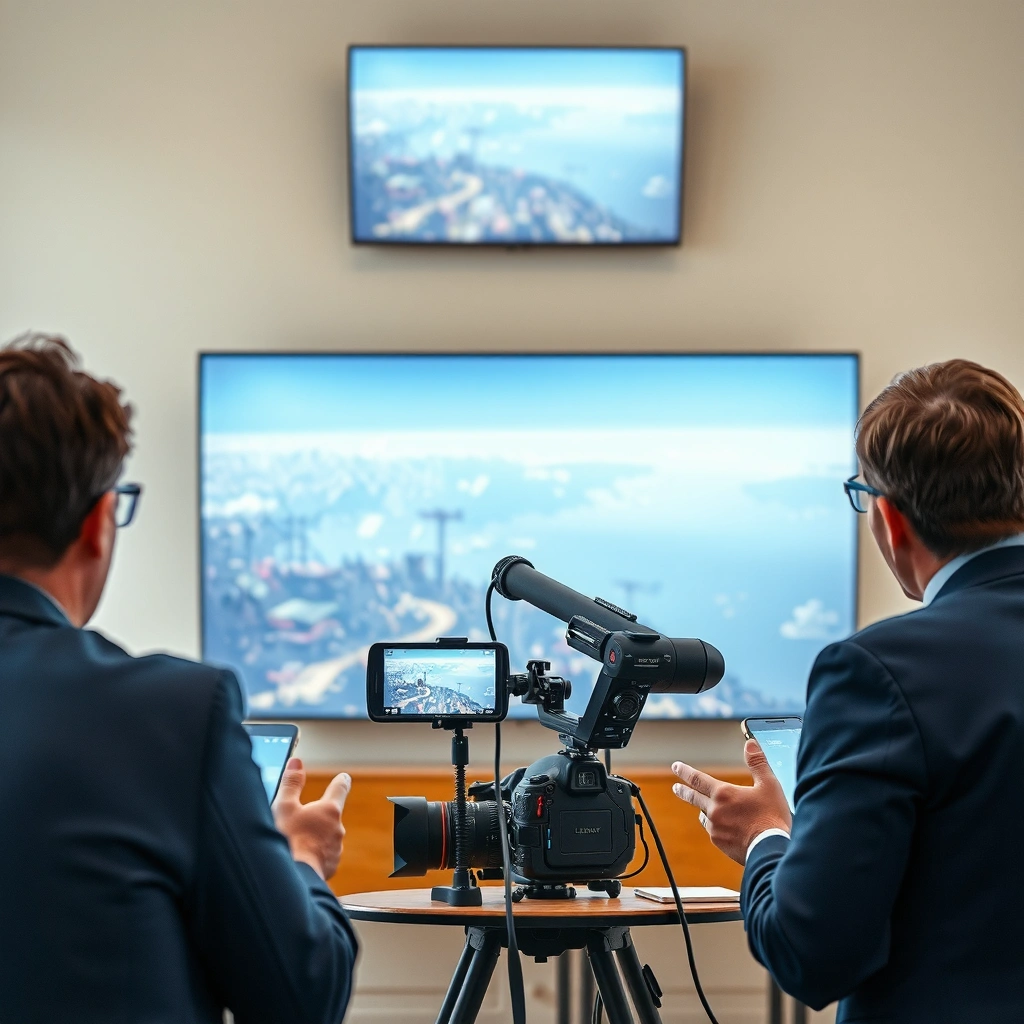 User checking compatibility and enabling Smart View on a Samsung TV.