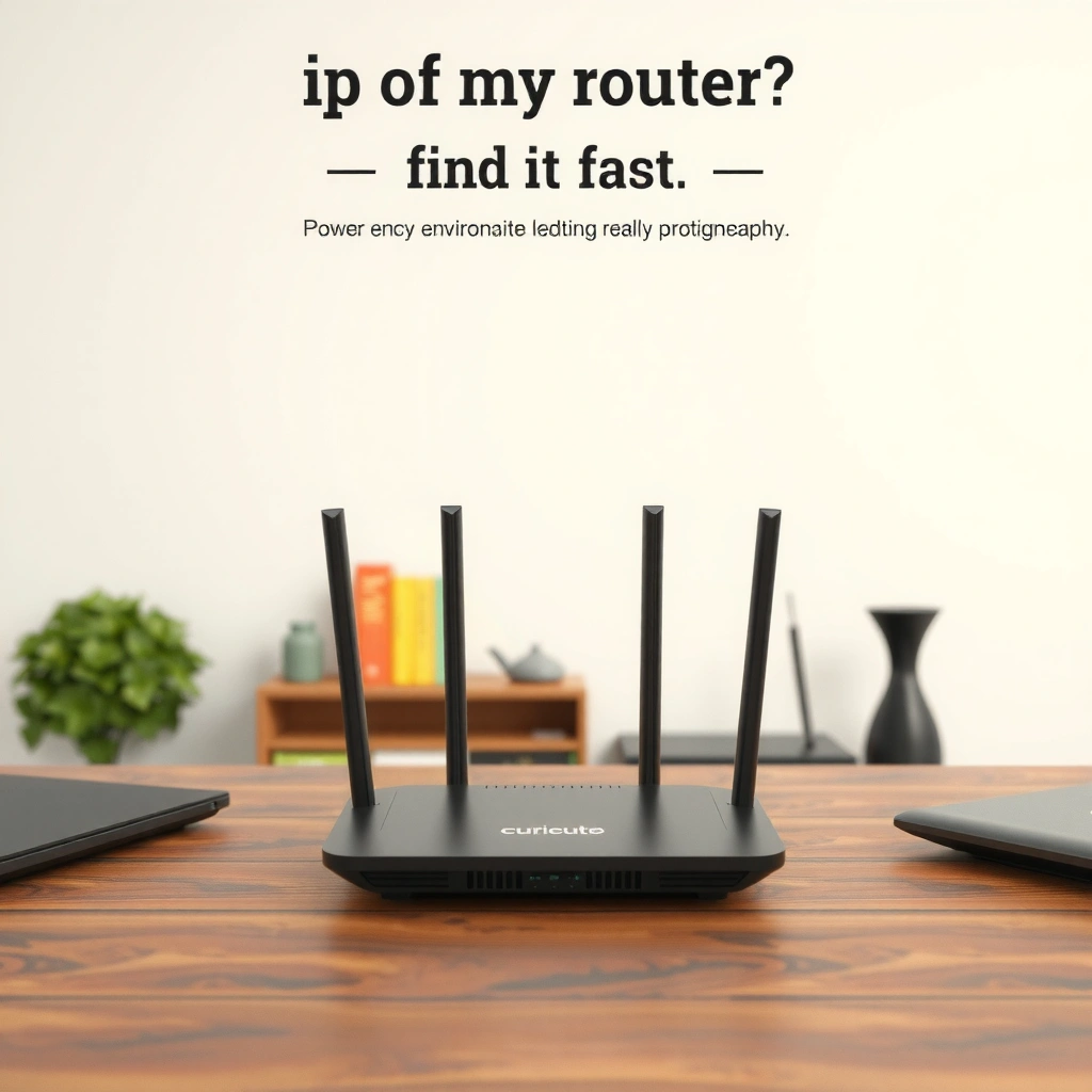 User checking the default gateway settings on a device to find the router IP address.
