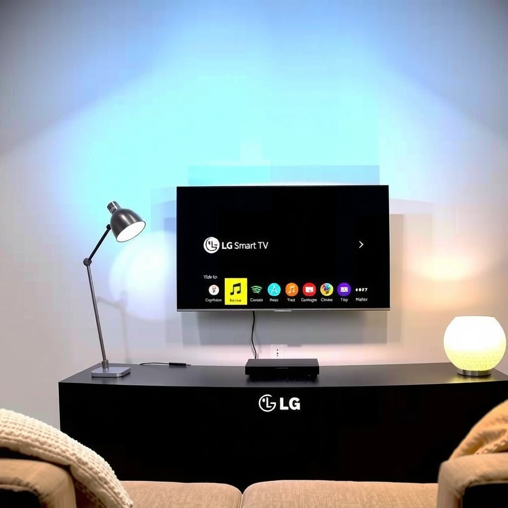 Checking internet connection and LG account settings on LG Smart TV for app installation