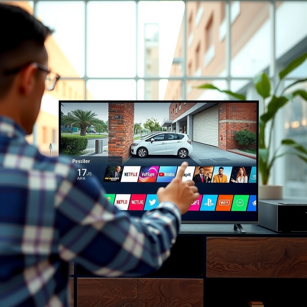Image showing how to check the internet connection on an LG Smart TV for app installation.