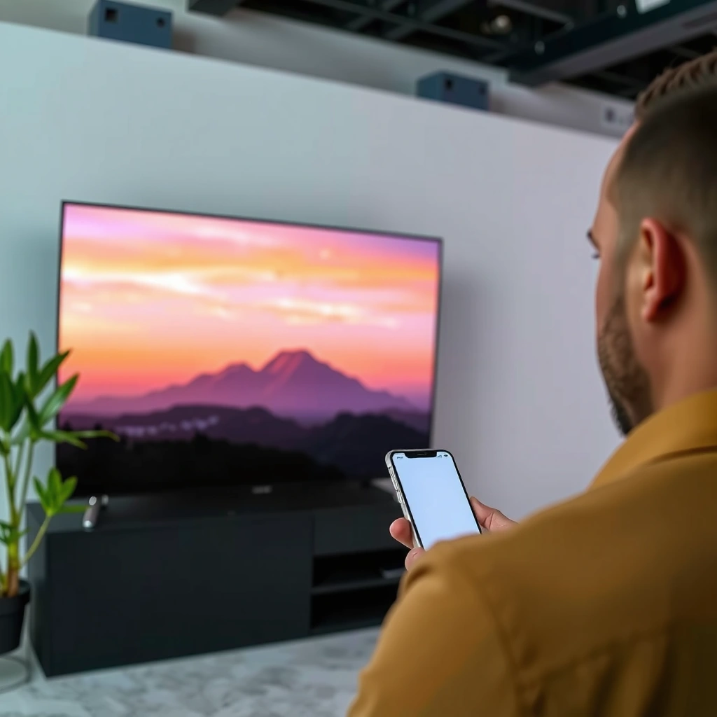 Image showing how to check LG Smart TV model and internet connection settings for app downloads