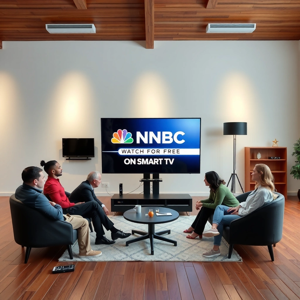 Map showing NBC's free viewing options available in various areas for Smart TV users.