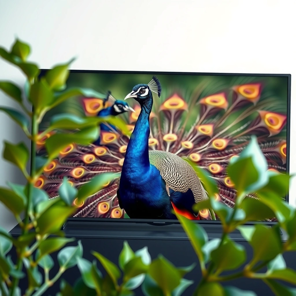 A user checking for Peacock app availability on a Smart TV screen.