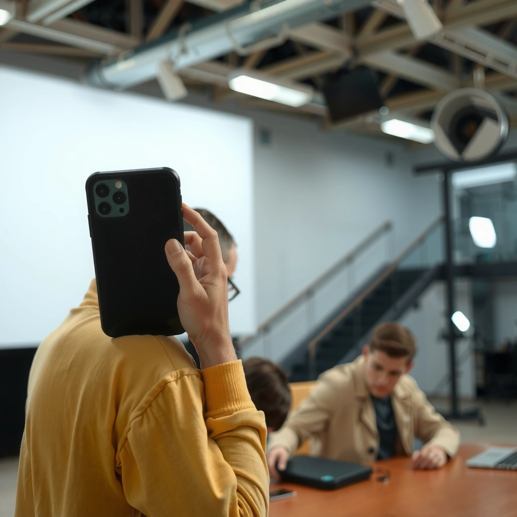 A smartphone and smart TV displaying compatibility options like Wi-Fi, AirPlay, and Chromecast.