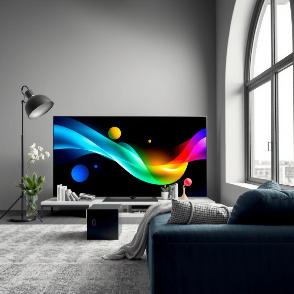 Image showing HDMI and power connections for projector compatibility with Chromecast.
