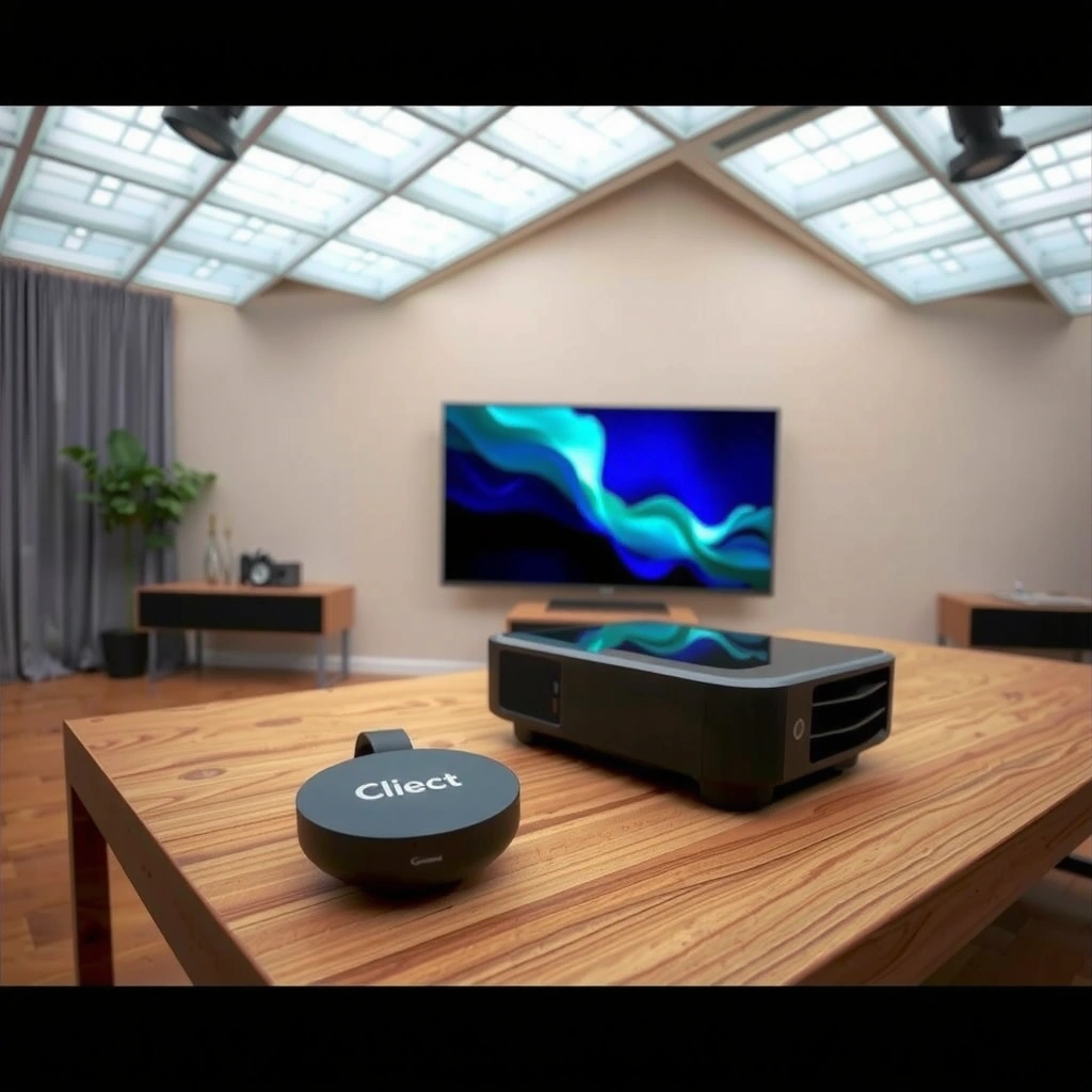 Image showing HDMI connections for checking projector compatibility with Chromecast.