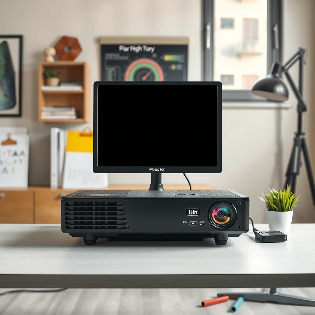Image showing different projector ports and the appropriate cables for connecting to a laptop.