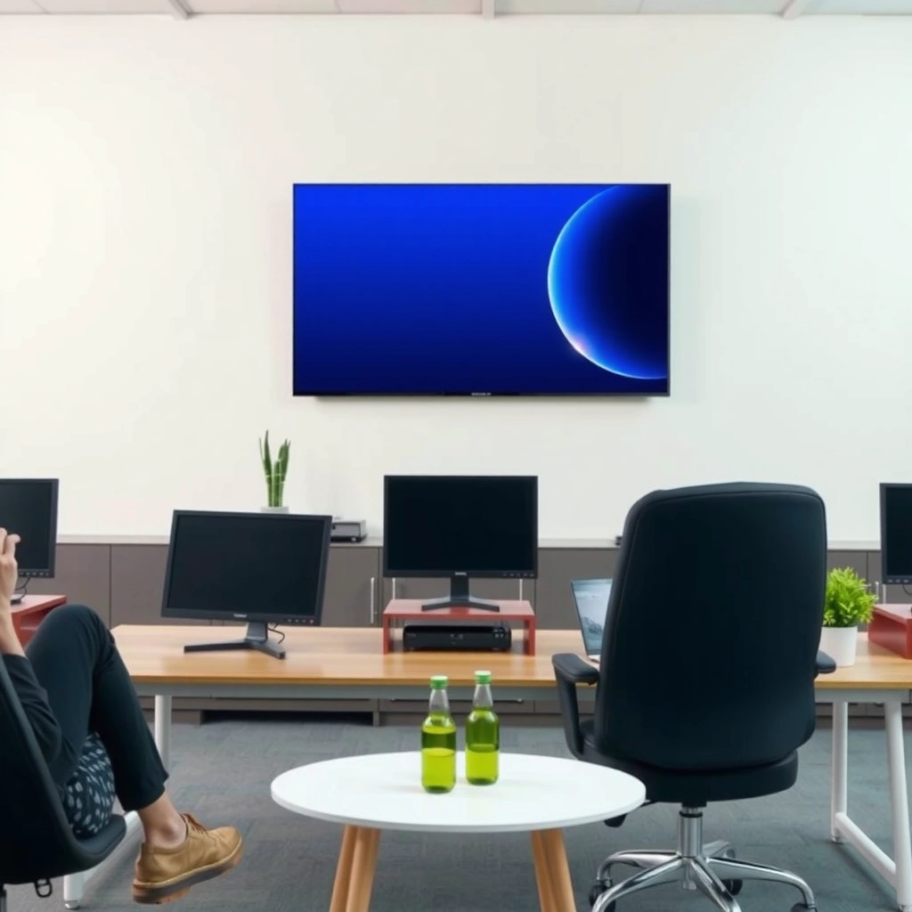 Samsung Smart TV remote and Tizen apps menu for uninstalling apps