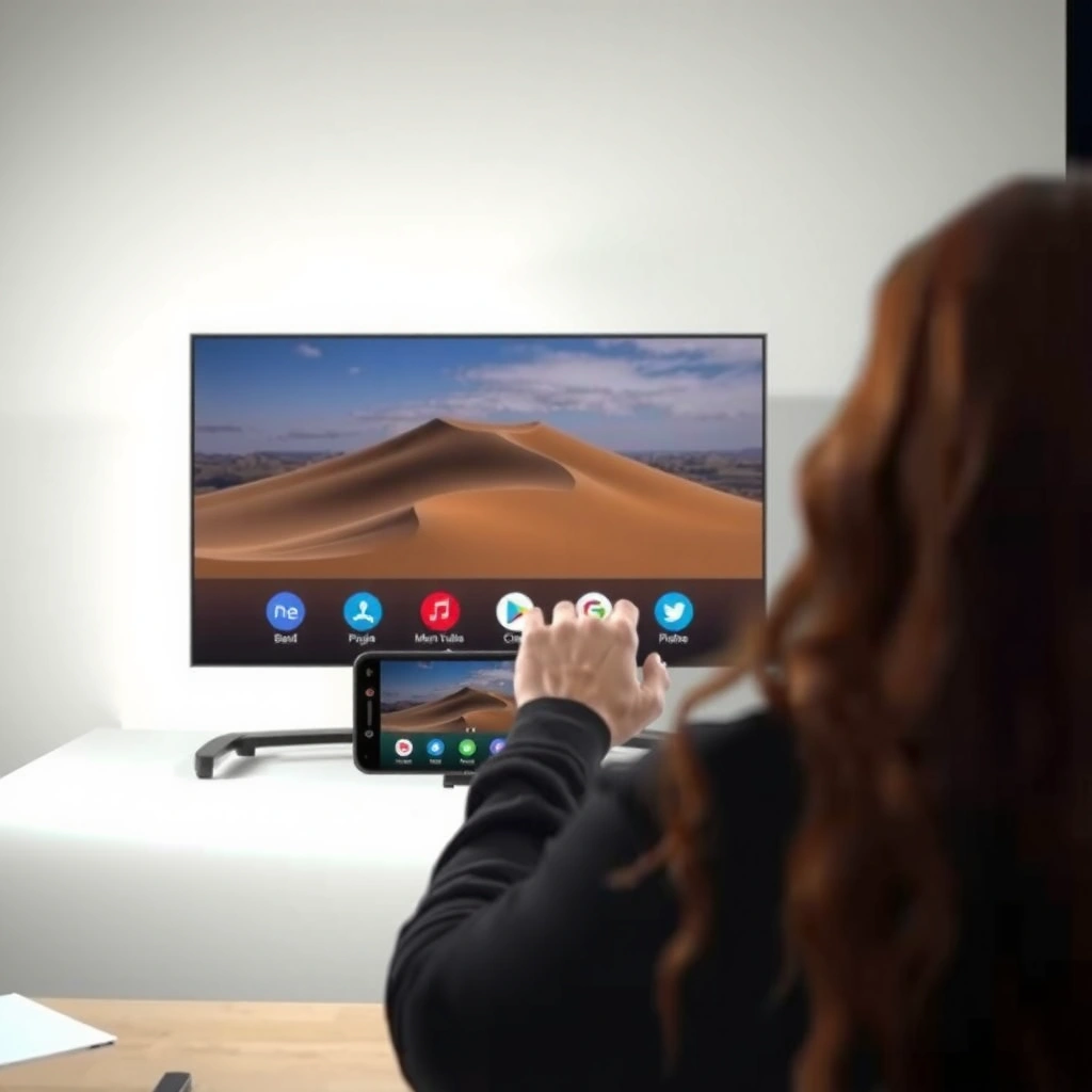 Image showing Wi-Fi and TV settings required for casting on a Samsung Smart TV