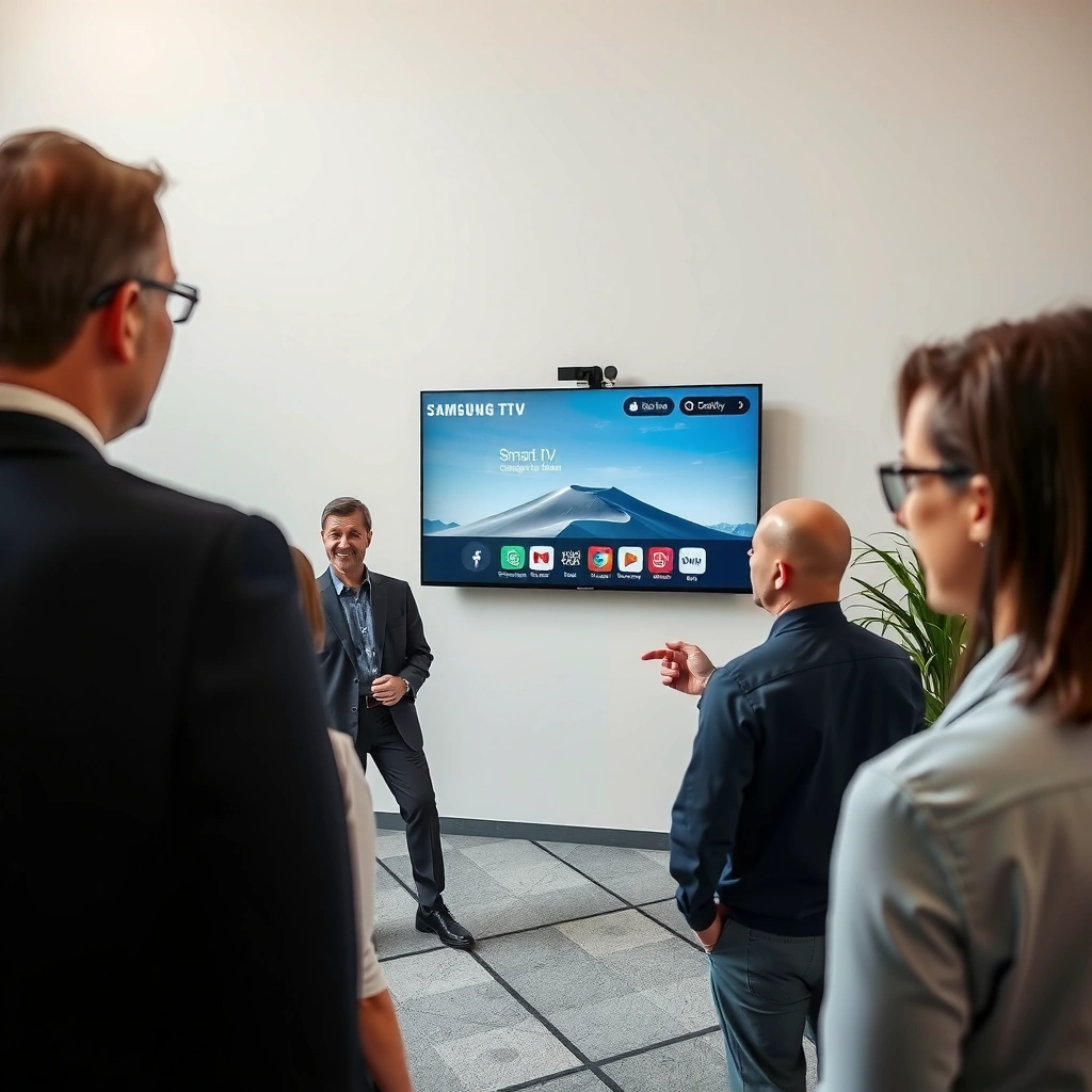Requirements for screen sharing on Samsung Smart TV including Wi-Fi and device compatibility.