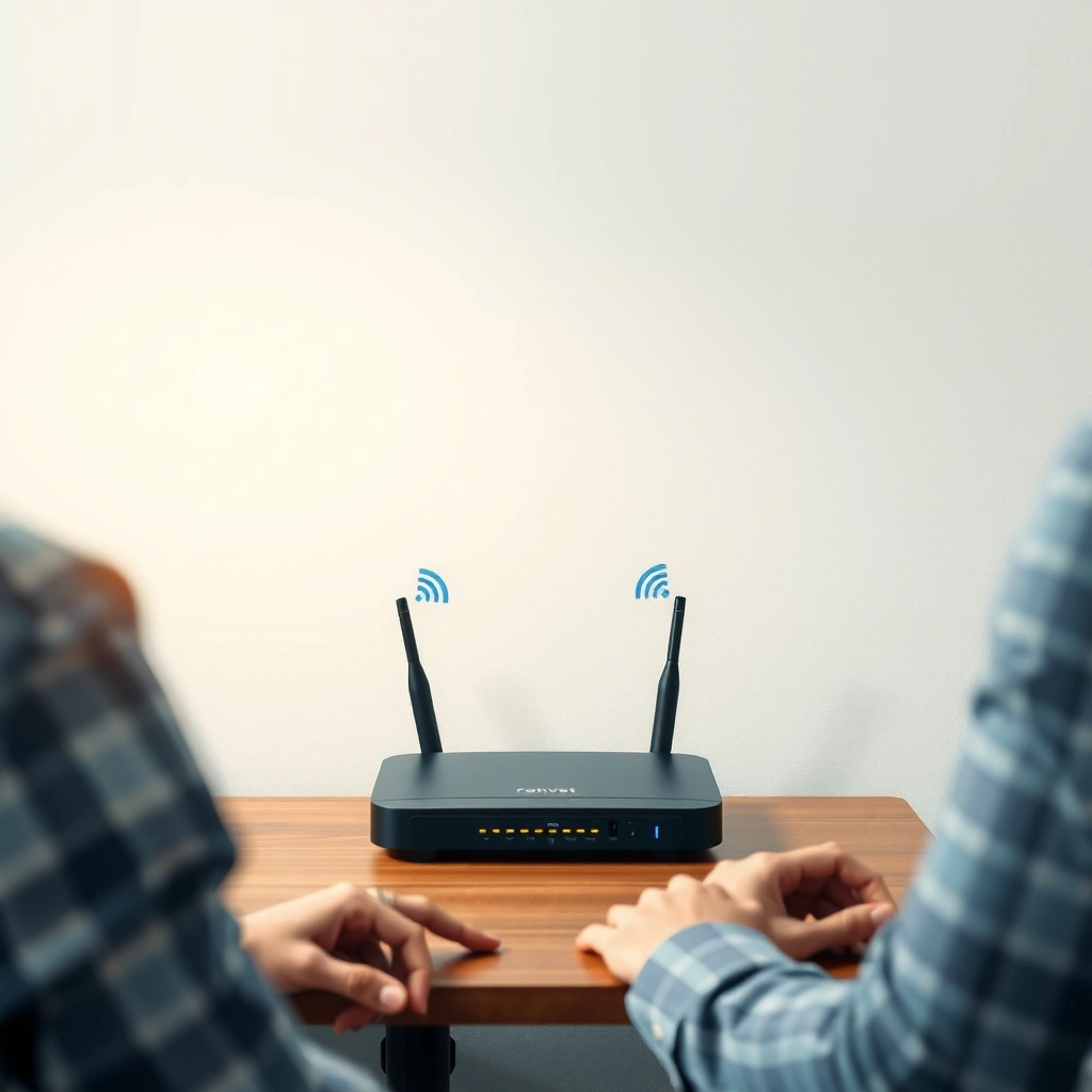 Image showing how to access your router's admin settings for changing the wireless network password.