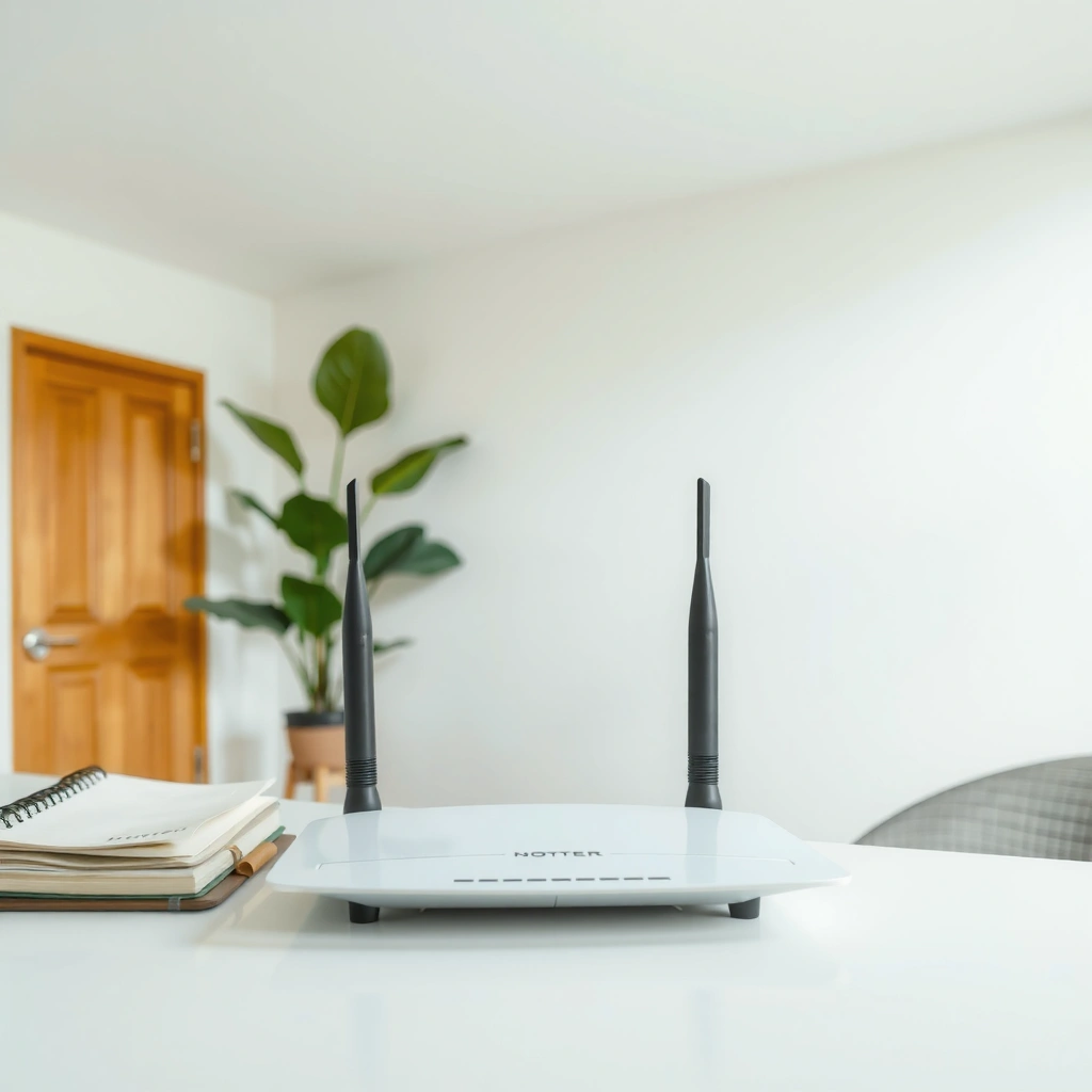 Illustration showing how to check the router IP address on a Windows computer.