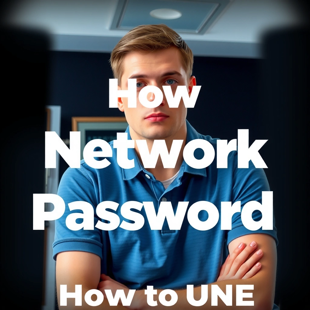 Image showing a router label or setup card with network password details.