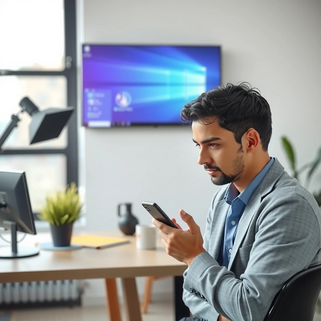 Image showing a person checking the router label for the WiFi password.